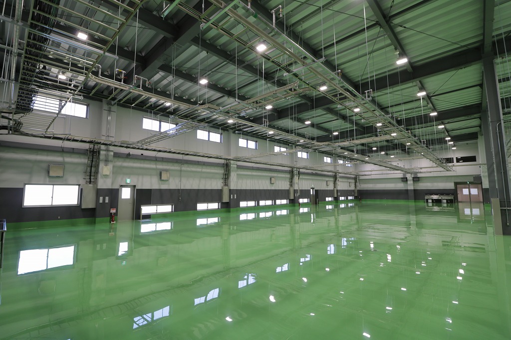 株式会社ジーアクト 新工場 工作機械エリア｜精密加工を支える工場設計